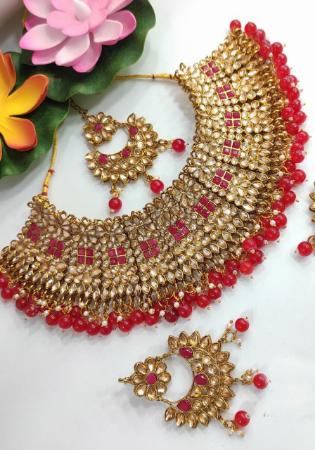 Picture of Fine Indian Red Necklace Set