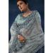 Picture of Bewitching Net Dark Sea Green Saree