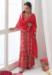 Picture of Wonderful Linen Indian Red Readymade Salwar Kameez