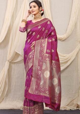 Picture of Alluring Silk Brown Saree