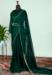 Picture of Pretty Silk Dark Green Saree