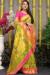 Picture of Admirable Silk Yellow Green Saree
