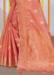 Picture of Wonderful Organza Indian Red Saree
