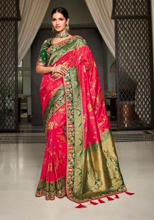 Picture of Gorgeous Synthetic Crimson Saree