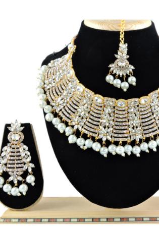 Picture of Gorgeous White Necklace Set