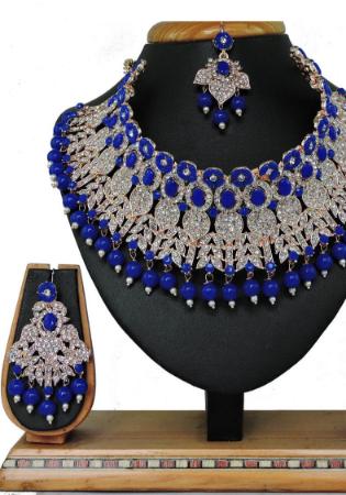 Picture of Excellent Midnight Blue Necklace Set