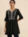 Picture of Sightly Rayon Black Kurtis & Tunic