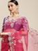 Picture of Wonderful Silk & Organza Deep Pink Saree