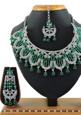 Picture of Ravishing Forest Green Necklace Set