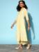 Picture of Cotton & Crepe Light Golden Rod Yellow Kurtis And Tunic