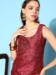 Picture of Shapely Cotton & Crepe Indian Red Kurtis And Tunic