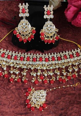 Picture of Fine Indian Red Necklace Set