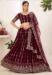 Picture of Appealing Georgette Saddle Brown Lehenga Choli