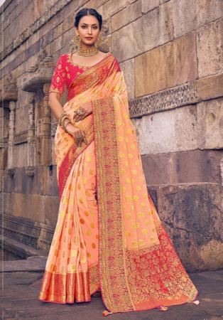 Picture of Excellent Georgette Sandy Brown Saree
