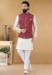 Picture of Shapely Silk Off White Kurtas