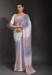 Picture of Excellent Georgette White Saree