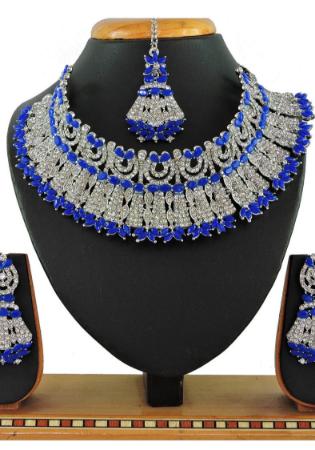 Picture of Graceful Blue Necklace Set