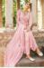 Picture of Georgette Light Pink Straight Cut Salwar Kameez