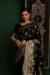 Picture of Good Looking Silk Dark Olive Green Saree