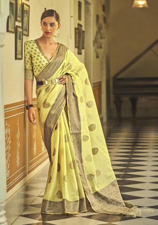 Picture of Taking Linen Burly Wood Saree