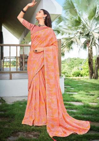 Picture of Sightly Silk Wheat Saree