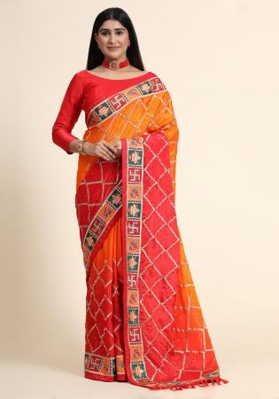 Picture of Radiant Silk Sandy Brown Saree