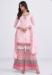 Picture of Comely Georgette Plum Straight Cut Salwar Kameez