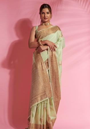 Picture of Stunning Cotton Tan Saree