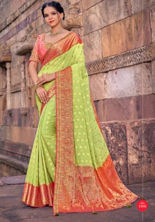 Picture of Shapely Georgette Dark Khaki Saree