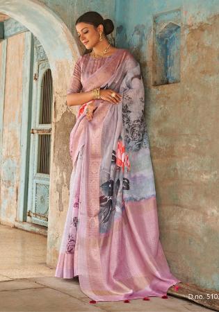 Picture of Sightly Linen Tan Saree