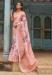 Picture of Well Formed Linen Dark Salmon Saree
