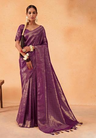 Picture of Lovely Silk Brown Saree