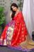 Picture of Pleasing Silk Crimson Saree