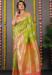 Picture of Graceful Silk Yellow Green Saree