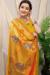 Picture of Well Formed Silk Orange Saree
