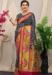 Picture of Beauteous Silk Slate Grey Saree