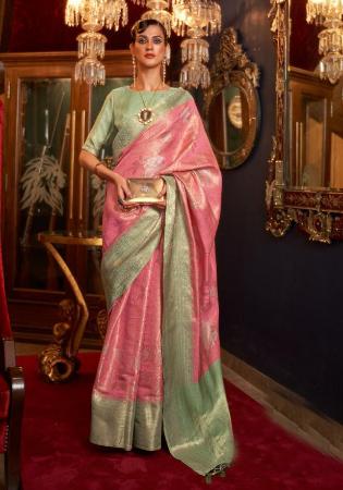 Picture of Pleasing Silk Light Coral Saree