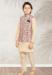 Picture of Statuesque Silk Beige Kids Kurta Pyjama
