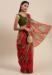 Picture of Lovely Georgette Fire Brick Saree