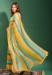 Picture of Excellent Chiffon Golden Rod Saree