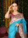 Picture of Sublime Silk Turquoise Saree
