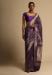 Picture of Beautiful Silk Purple Saree