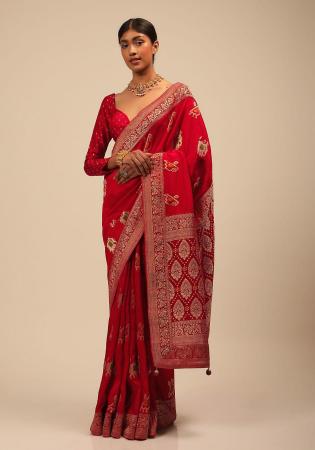 Picture of Taking Silk Maroon Saree