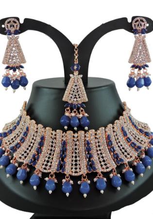 Picture of Sublime Dark Slate Blue Necklace Set