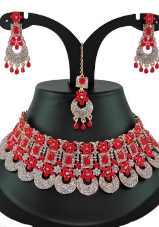 Picture of Classy Crimson Necklace Set