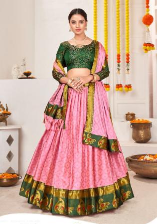 Picture of Appealing Synthetic Light Pink Lehenga Choli