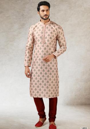 Picture of Charming Silk Rosy Brown Kurtas