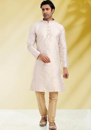 Picture of Bewitching Cotton Beige Kurtas