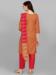 Picture of Wonderful Cotton Indian Red Readymade Salwar Kameez