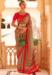Picture of Stunning Silk Crimson Saree